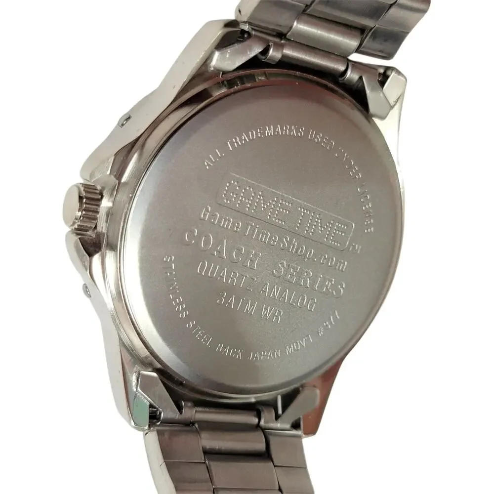 Game Time Pittsburgh Steelers Watch Mens Coach Series Quartz Analog